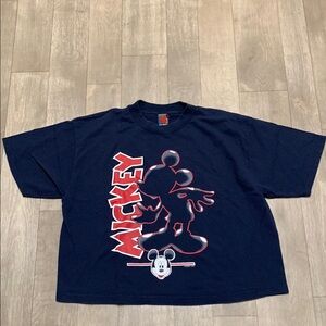 Vintage Mickey Mouse Unlimited Jerry Leigh Crewneck Short‎ Sleeve T-Shirt